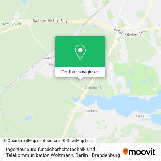 Ingenieurbüro für Sicherheitstechnik und Telekommunikation Woltmann Karte