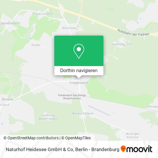 Naturhof Heidesee GmbH & Co Karte