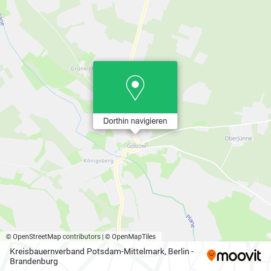 Kreisbauernverband Potsdam-Mittelmark Karte