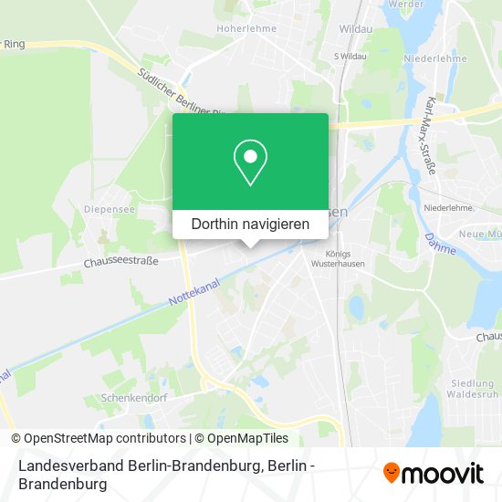 Landesverband Berlin-Brandenburg Karte