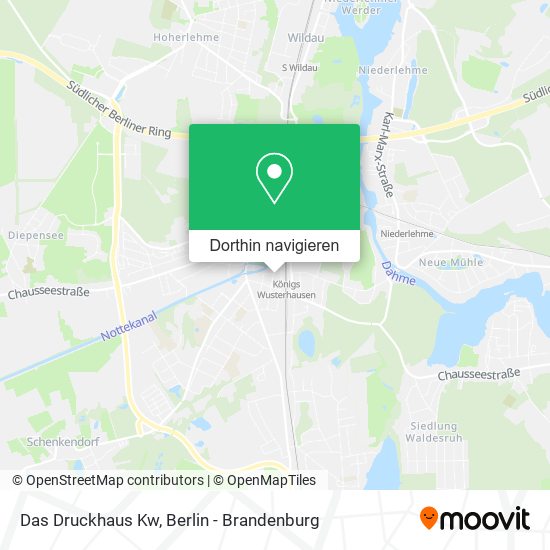 Das Druckhaus Kw Karte