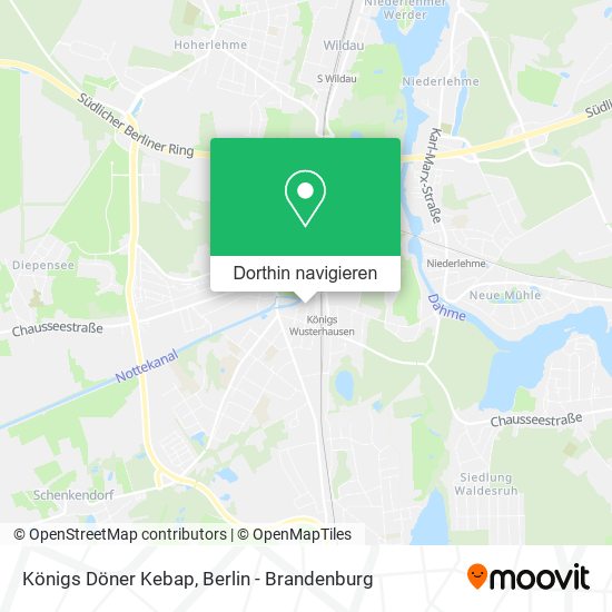 Königs Döner Kebap Karte