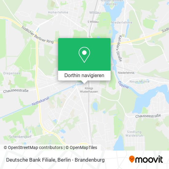 Deutsche Bank Filiale Karte