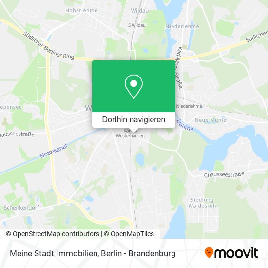 Meine Stadt Immobilien Karte