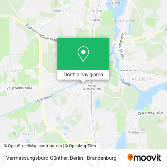 Vermessungsbüro Günther Karte