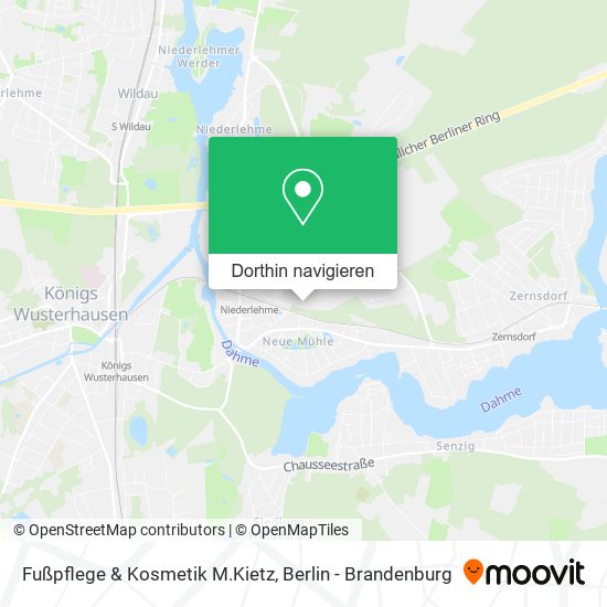 Fußpflege & Kosmetik M.Kietz Karte