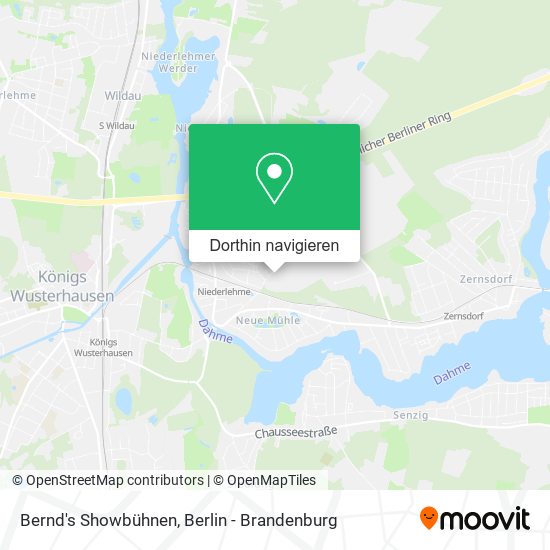 Bernd's Showbühnen Karte
