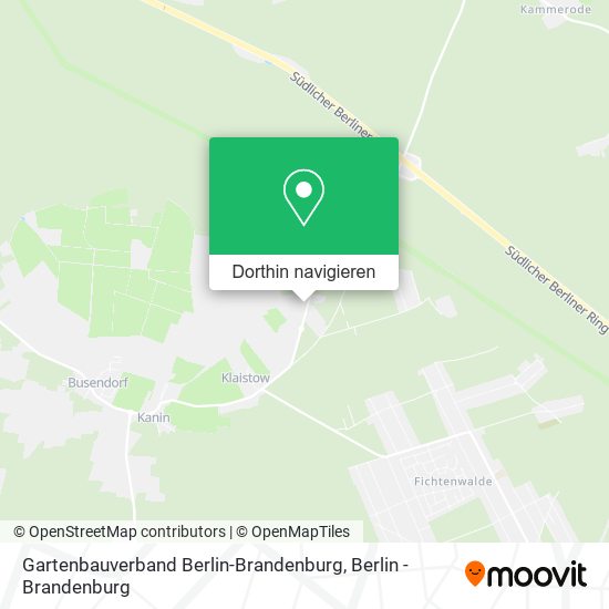Gartenbauverband Berlin-Brandenburg Karte