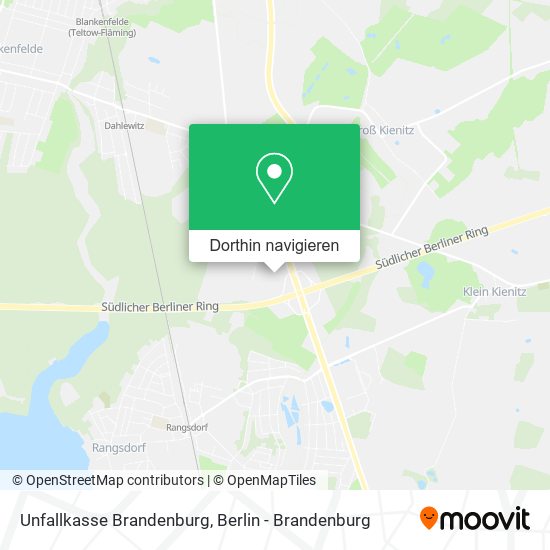 Unfallkasse Brandenburg Karte