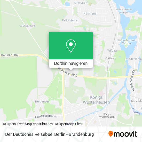 Der Deutsches Reisebue Karte