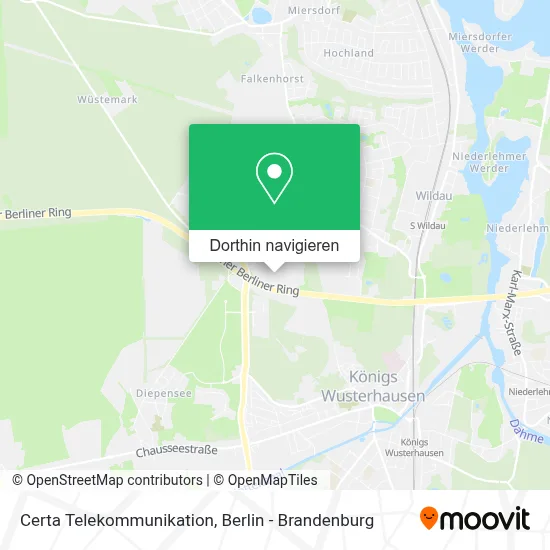 Certa Telekommunikation Karte