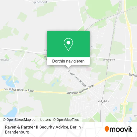 Raven & Partner II Security Advice Karte