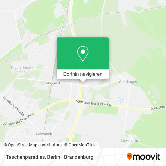 Taschenparadies Karte