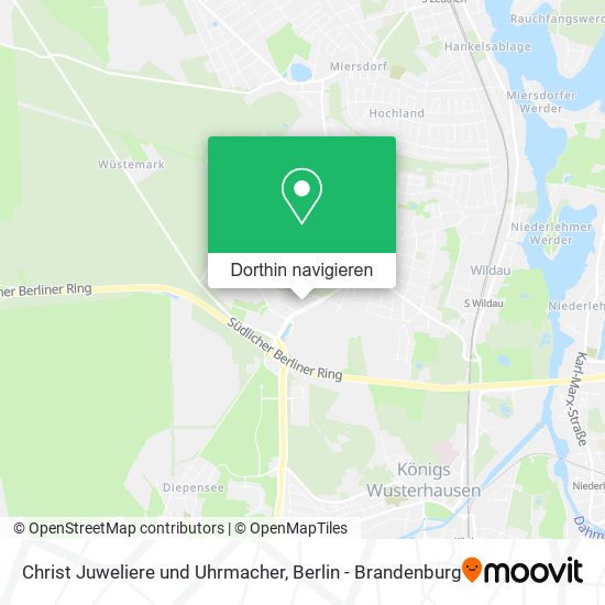 Christ Juweliere und Uhrmacher Karte