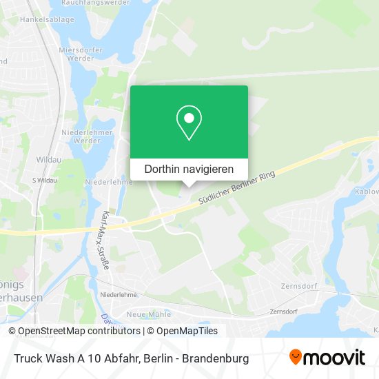 Truck Wash A 10 Abfahr Karte