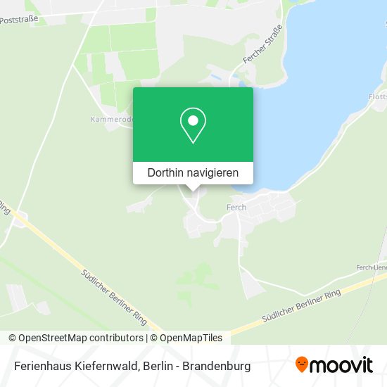 Ferienhaus Kiefernwald Karte
