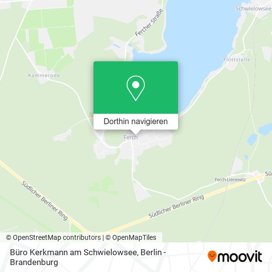 Büro Kerkmann am Schwielowsee Karte