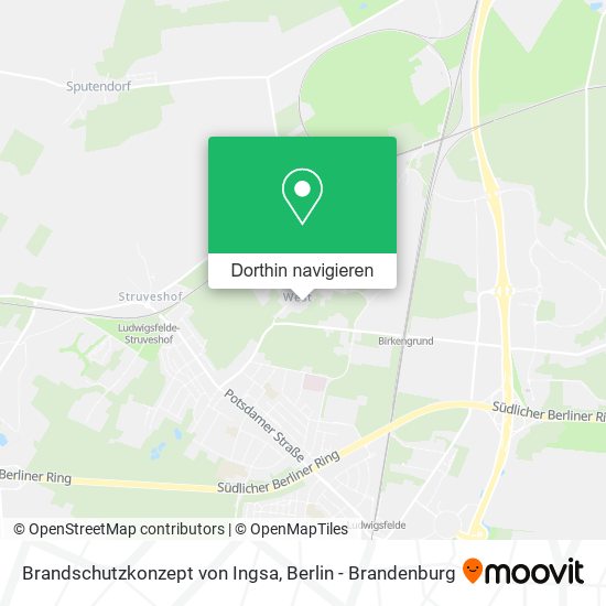 Brandschutzkonzept von Ingsa Karte