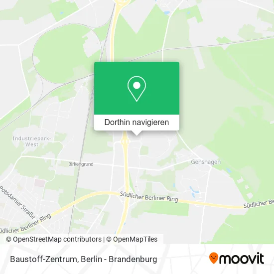 Baustoff-Zentrum Karte