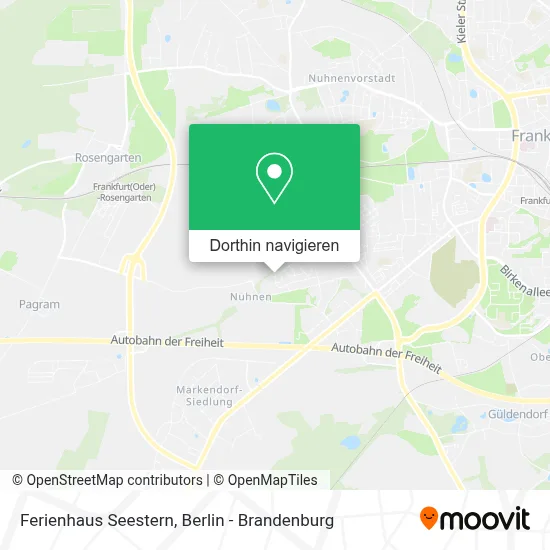 Ferienhaus Seestern Karte