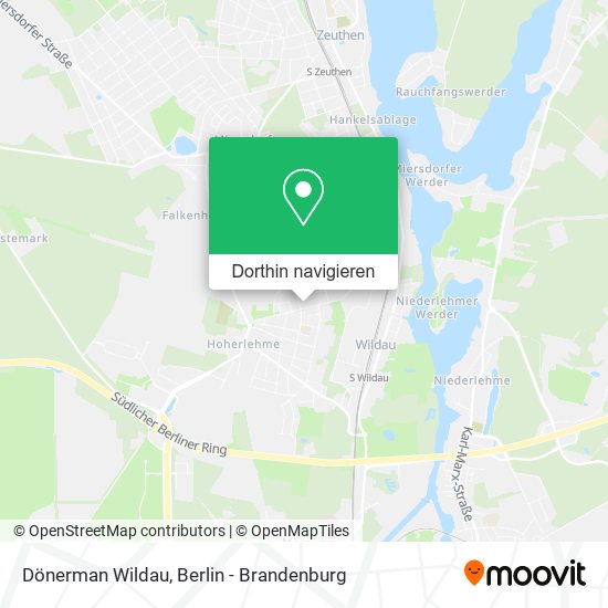 Dönerman Wildau Karte