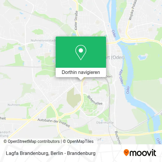 Lagfa Brandenburg Karte