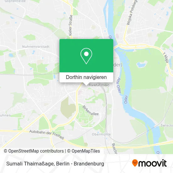 Sumali Thaimaßage Karte