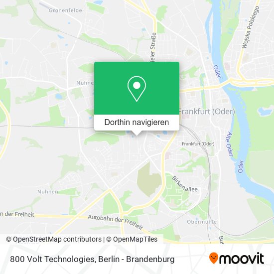 800 Volt Technologies Karte
