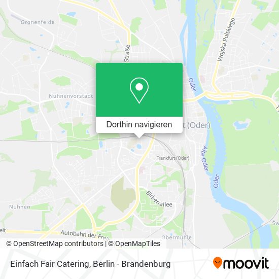 Einfach Fair Catering Karte