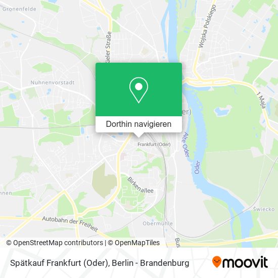 Spätkauf Frankfurt (Oder) Karte