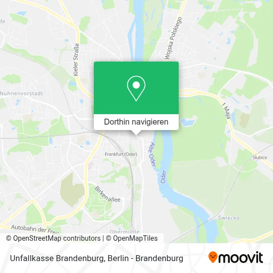 Unfallkasse Brandenburg Karte