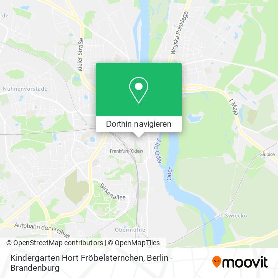 Kindergarten Hort Fröbelsternchen Karte