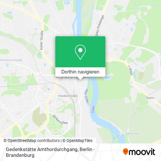 Gedenkstätte Amthordurchgang Karte