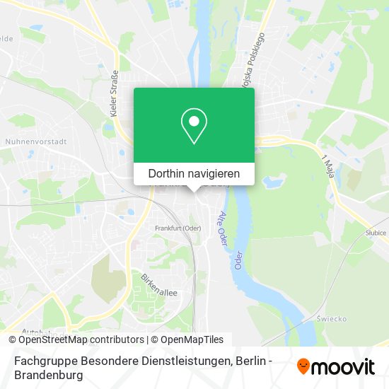 Fachgruppe Besondere Dienstleistungen Karte