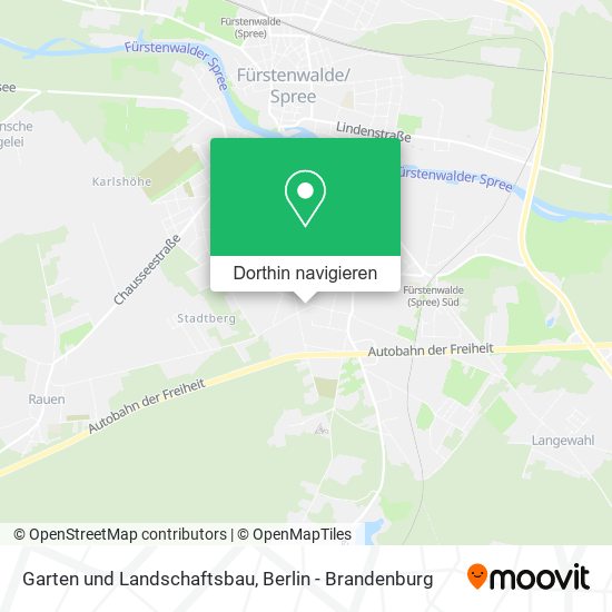 Garten und Landschaftsbau Karte