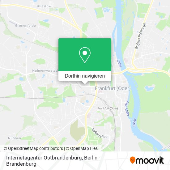 Internetagentur Ostbrandenburg Karte