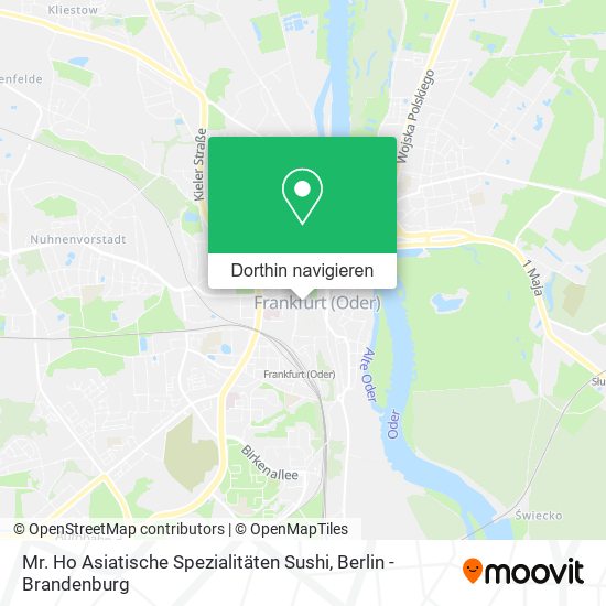 Mr. Ho Asiatische Spezialitäten Sushi Karte
