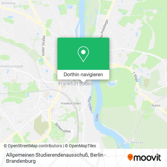 Allgemeinen Studierendenausschuß Karte