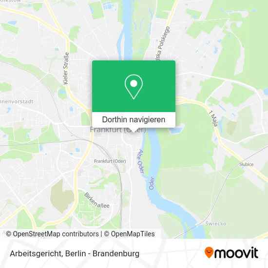 Arbeitsgericht Karte