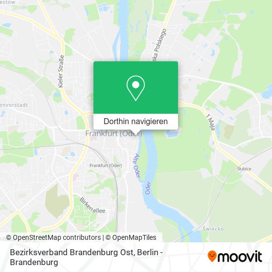 Bezirksverband Brandenburg Ost Karte