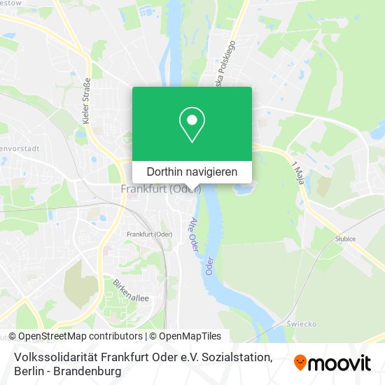 Volkssolidarität Frankfurt Oder e.V. Sozialstation Karte