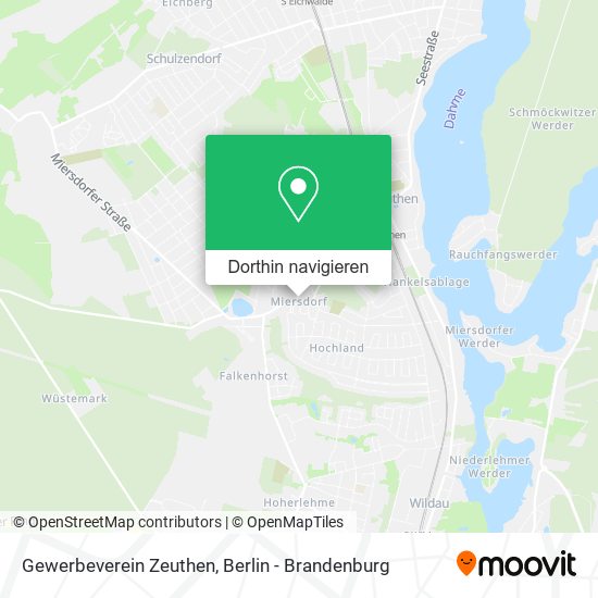 Gewerbeverein Zeuthen Karte