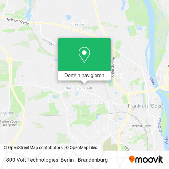 800 Volt Technologies Karte
