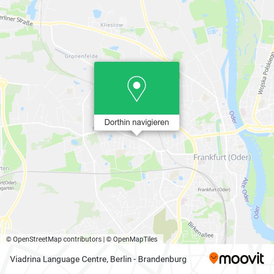 Viadrina Language Centre Karte