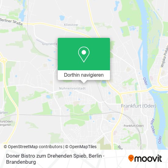 Doner Bistro zum Drehenden Spieb Karte