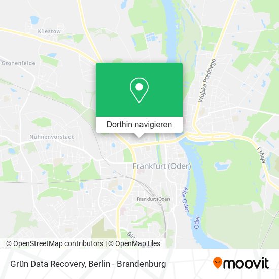 Grün Data Recovery Karte