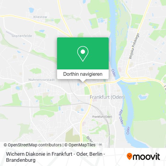Wichern Diakonie in Frankfurt - Oder Karte