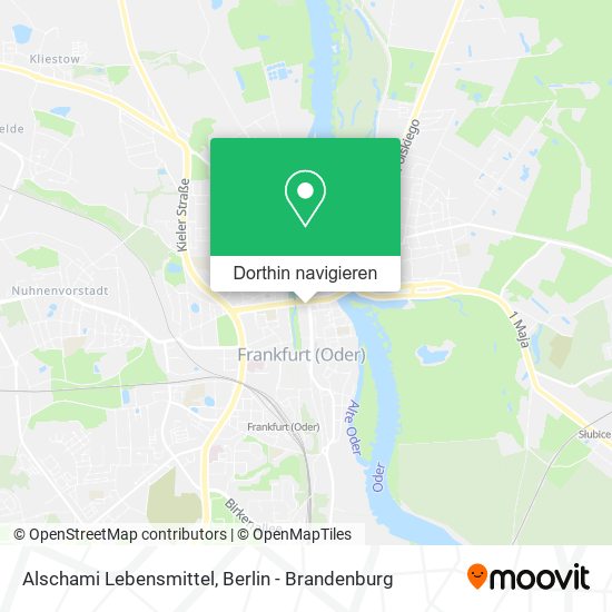 Alschami Lebensmittel Karte