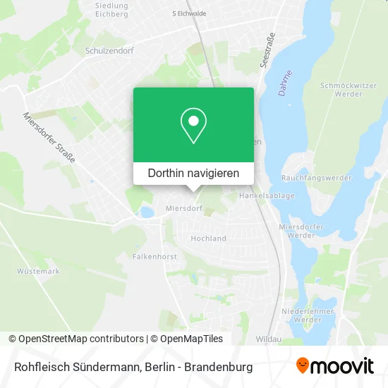 Rohfleisch Sündermann Karte