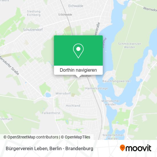 Bürgerverein Leben Karte
